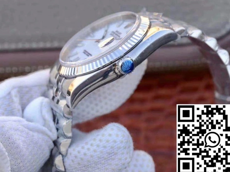 36mm AR Rolex White Dial Factory 116234 Datejust Enamel 1203